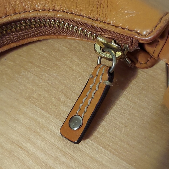 MICHAEL Michael Kors Small Cognac Brown Hobo with Buckle Details - Picture 6 of 16